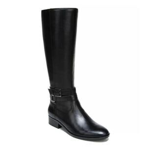 Naturalizer Women's Reid High Shaft Boots Black Leather Sz 6.5